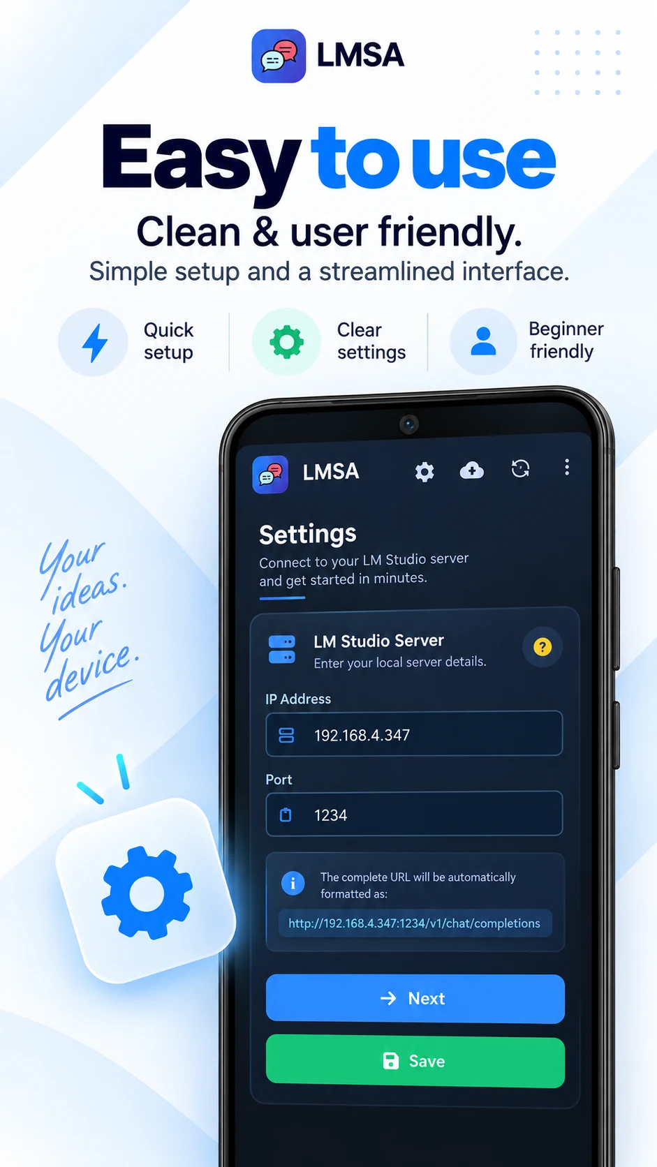 LMSA for LM Studio & Ollama screenshot